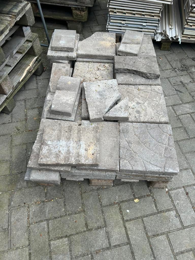 30x30 tegels gratis afhalen, Ophalen of Verzenden, Zo goed als nieuw, Beton, Terrastegels