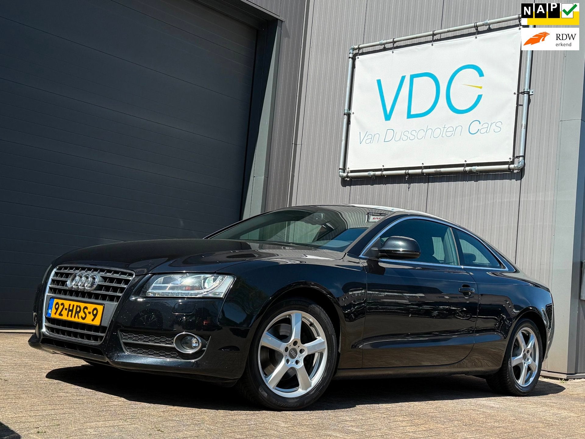 Audi A5 Coupé 2.0 TFSI Pro Line | 179 PK | Automaat | Leder, Auto's, Audi, Euro 5, Parkeersensor, Gebruikt, Zwart