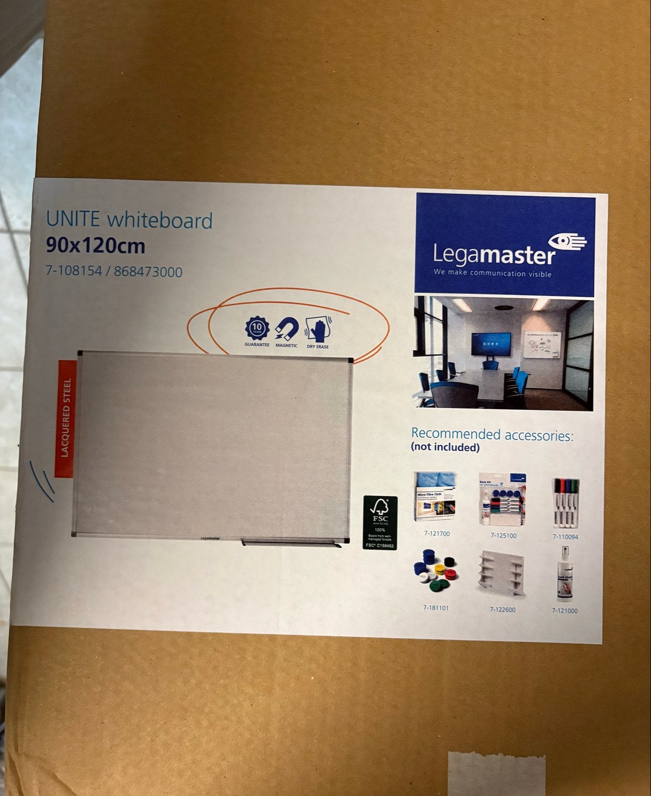 Whitebord 90-120, Ophalen, Whiteboard