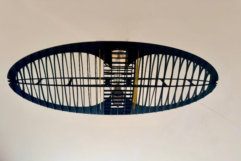 Luceplan Titania hanglamp vintage 1989 exemplaar, Verzenden, Gebruikt, Overige materialen, Postmodern