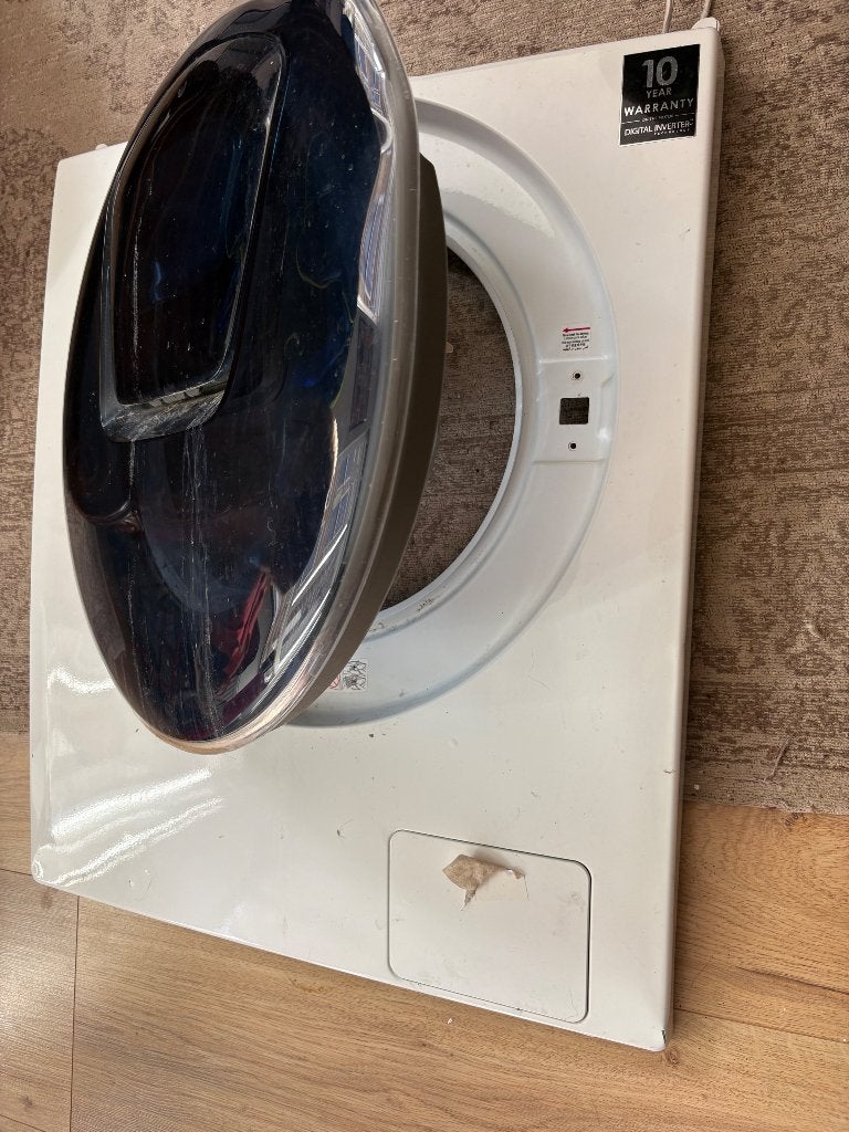 Deur en voorfront waterpomp afvoerpomp Samsung ecobubble, Ophalen, Gebruikt