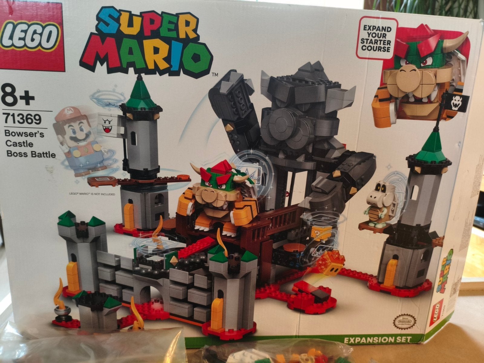 LEGO Super Mario 71369 Bowser's Kasteel Baasgevecht, Compleet, Overige thema's, Lego, Ophalen of Verzenden