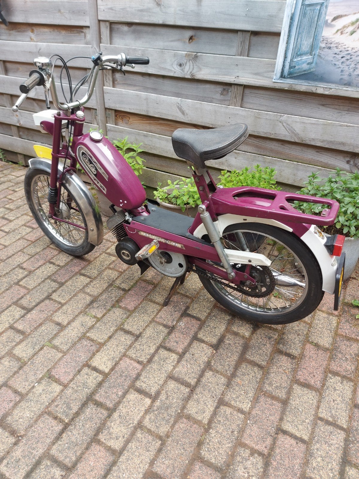 Batavus gogo paars uit 1973, Ophalen, Batavus