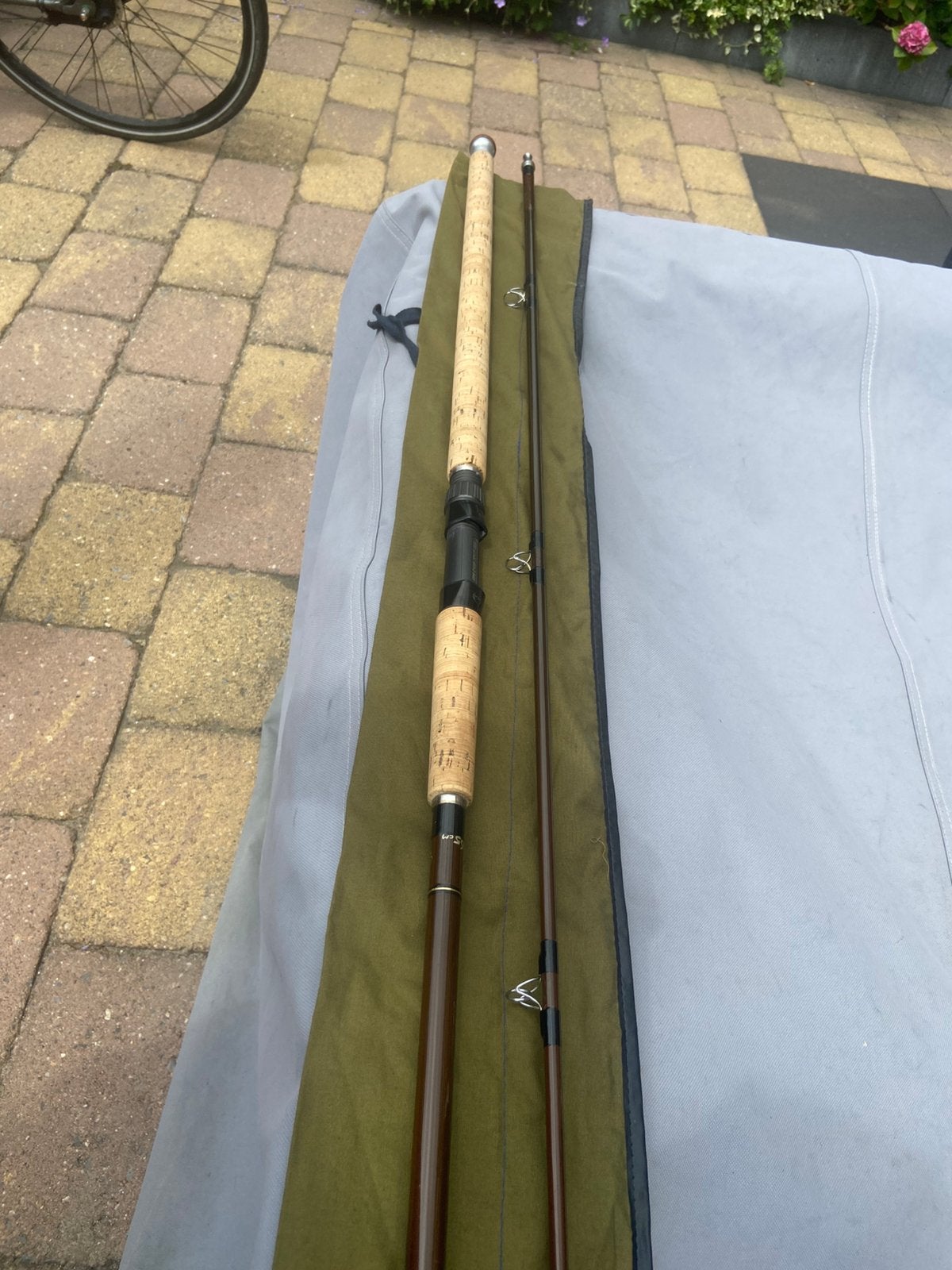 Cjw penhengel.  Boron/grafiet.   365cm.   1,7lb, Watersport en Boten, Hengelsport | Karpervissen, Ophalen, Zo goed als nieuw, Werphengel