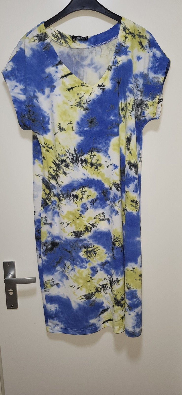 Norah Tie-Dye jurk maat 42/44 (L), Blauw, Maat 42/44 (L), Ophalen of Verzenden, Zo goed als nieuw