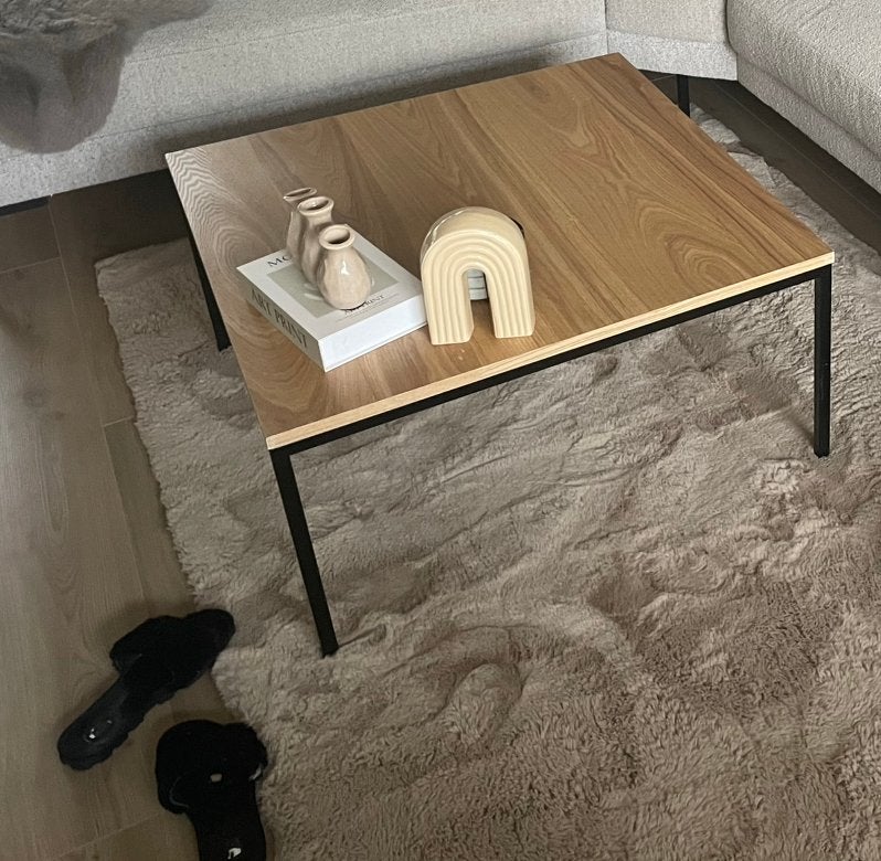 Houten Salontafel leen bakker 38x90, Huis en Inrichting, Ophalen, 100 tot 150 cm, 50 tot 100 cm, Zo goed als nieuw