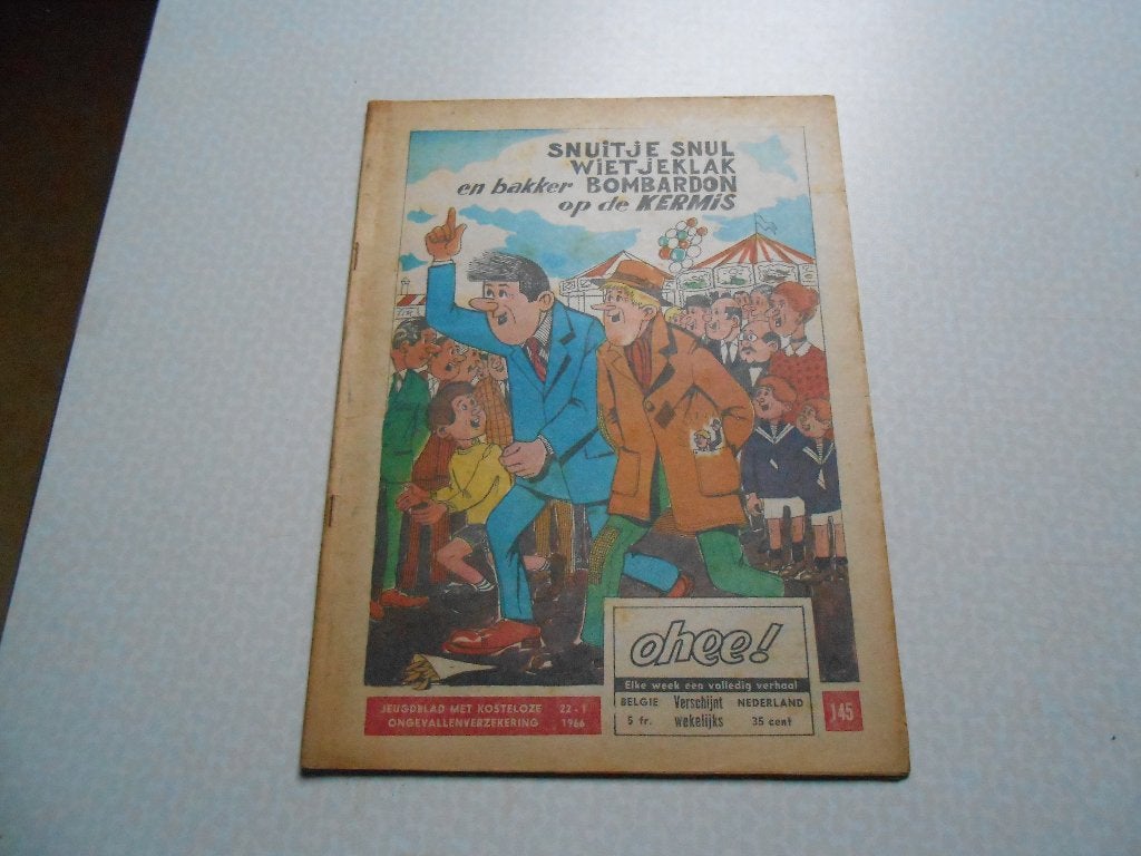 Ohee 145 Op de kermis 1966., Boeken, Eén stripboek, Ophalen of Verzenden, Gelezen
