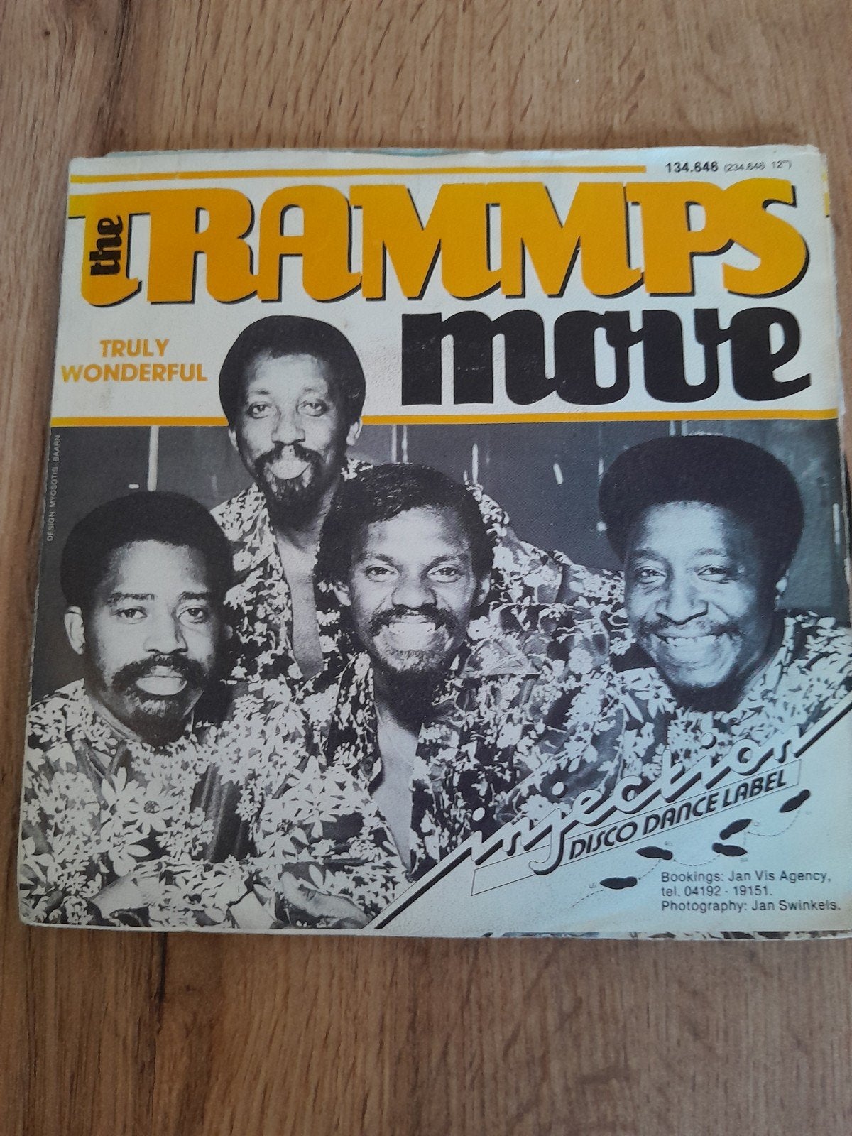 The trammps 7inch move, Cd's en Dvd's, Vinyl Singles, Ophalen of Verzenden, Zo goed als nieuw, Pop