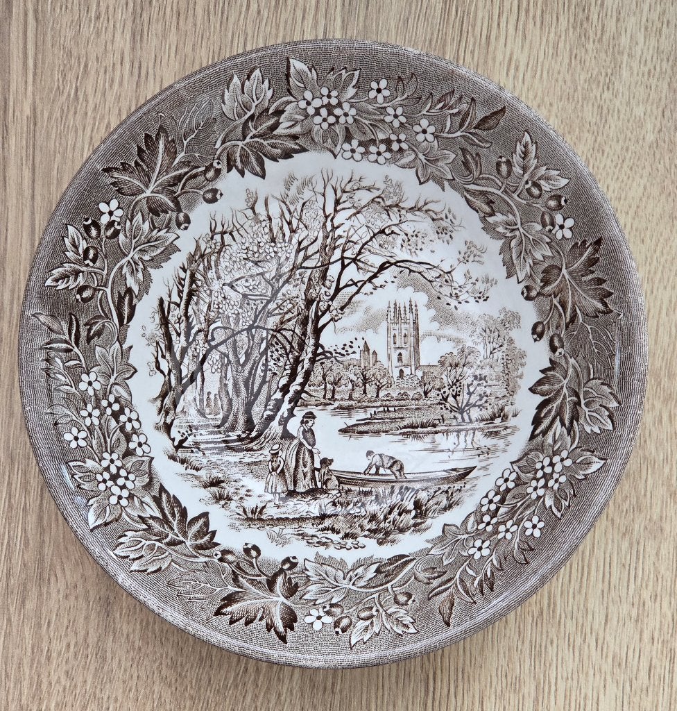 vintage kom van English Ironstone Castle Tableware Iimited, Ophalen of Verzenden