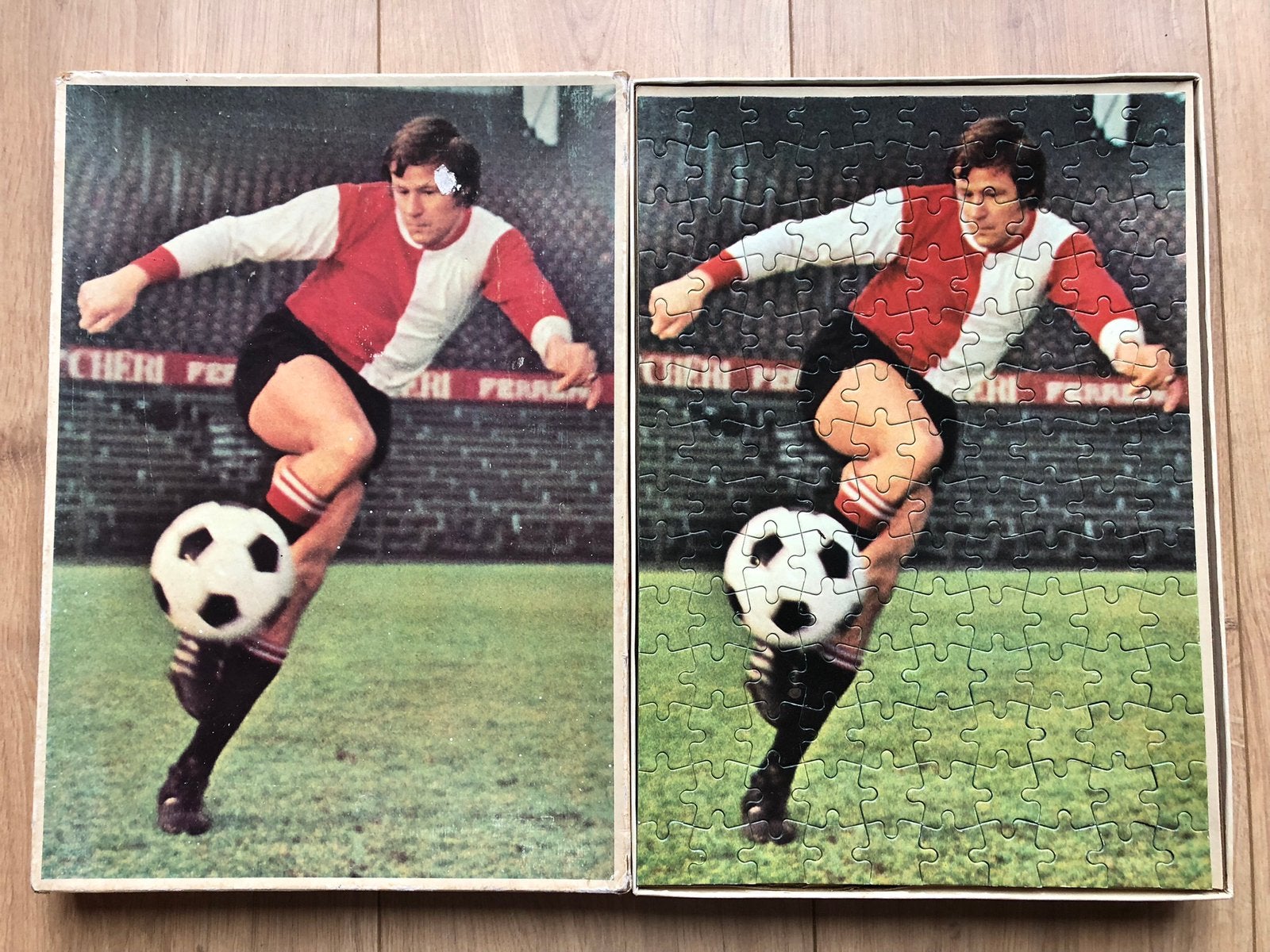 Puzzel Rinus Israel Feyenoord, Ophalen of Verzenden, Gebruikt, Feyenoord