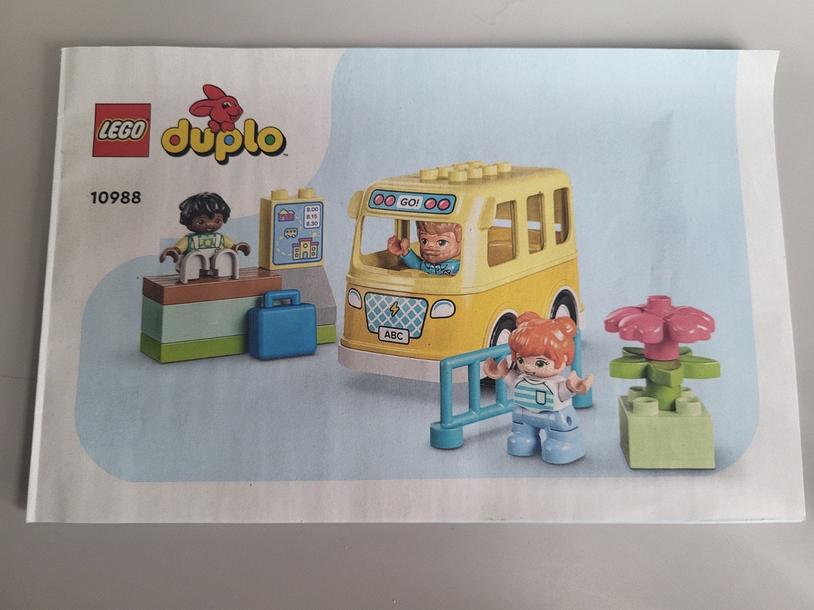 LEGO Duplo 10988 Busrit - Complete set met figuren, Overige thema's, Ophalen of Verzenden, Zo goed als nieuw, Complete set