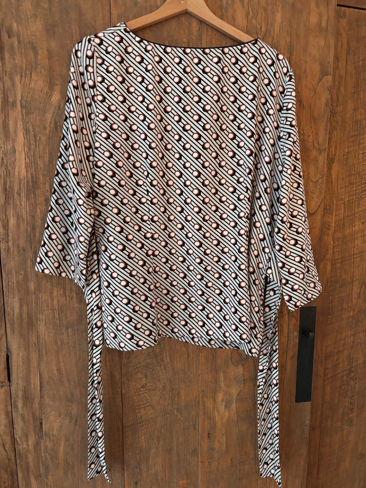 Steps Blouse met print en strikdetail - Maat XL, Kleding | Dames, Ophalen of Verzenden, Zo goed als nieuw, Maat 46/48 (XL) of groter