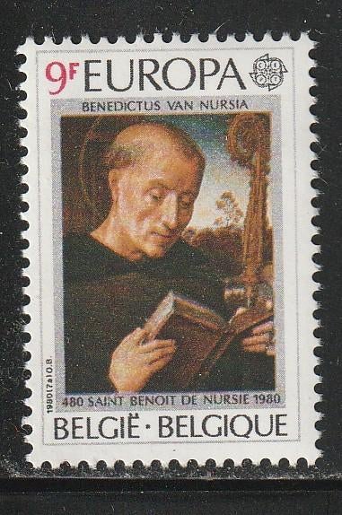 Verenigd Europa 1980 - België - St. benedictus, Postzegels en Munten, Ophalen, Postfris, Overige thema's