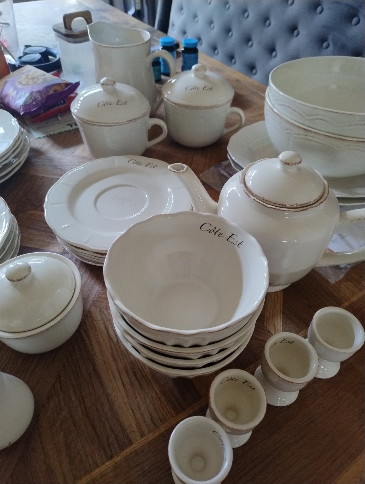 Riviera Maison Côte Est Servies, Gebruikt, Overige merken, Keramiek, Landelijk/Boerenbont