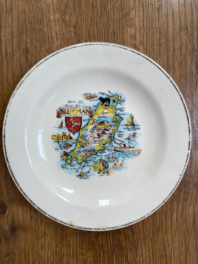 TT Isle of Man bordje/schaaltje, Ophalen of Verzenden