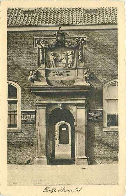 301-202-017 Delft Prinsenhof, Verzenden, Voor 1920, Zuid-Holland