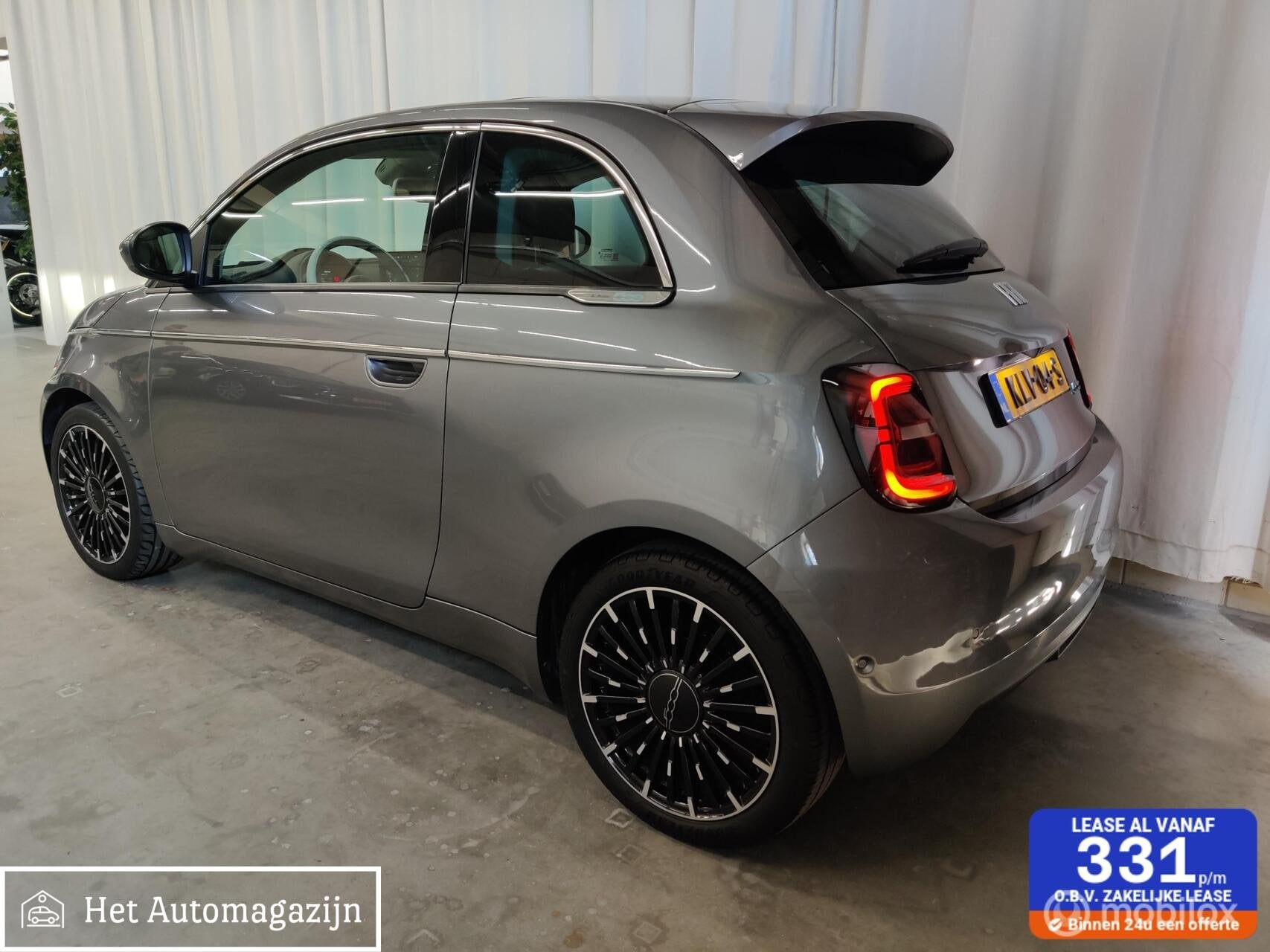 Fiat 500e La Prima 42 kWh" by Bocelli "|SoH 94%|Full Option, Auto's, Gebruikt, 118 pk, 4 stoelen, Leder