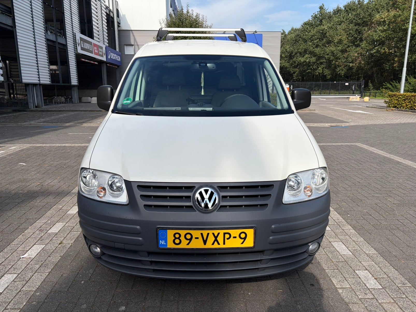 Volkswagen Caddy 2.0 Benzine CNG (Aardgas) Marge auto., Auto's, Stof, 1984 cc, Volkswagen, Wit
