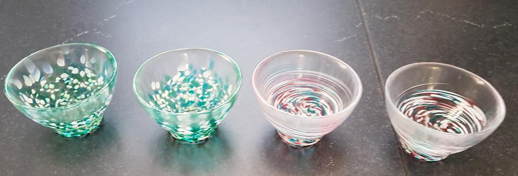Sake glaasjes 2x2; gegarandeerd uit japan, Ophalen of Verzenden, Nieuw, Overige stijlen, Overige typen