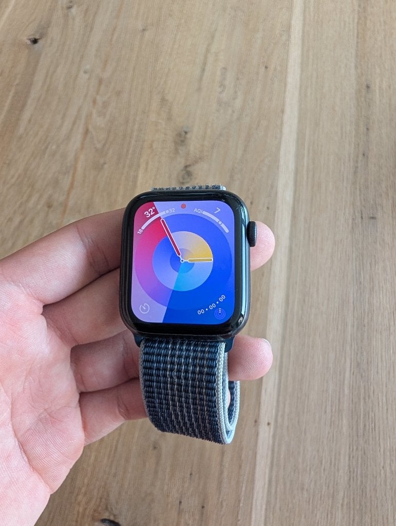 Apple Watch SE 1st gen Nike 44mm, Gebruikt, Zwart, IOS, Ophalen of Verzenden