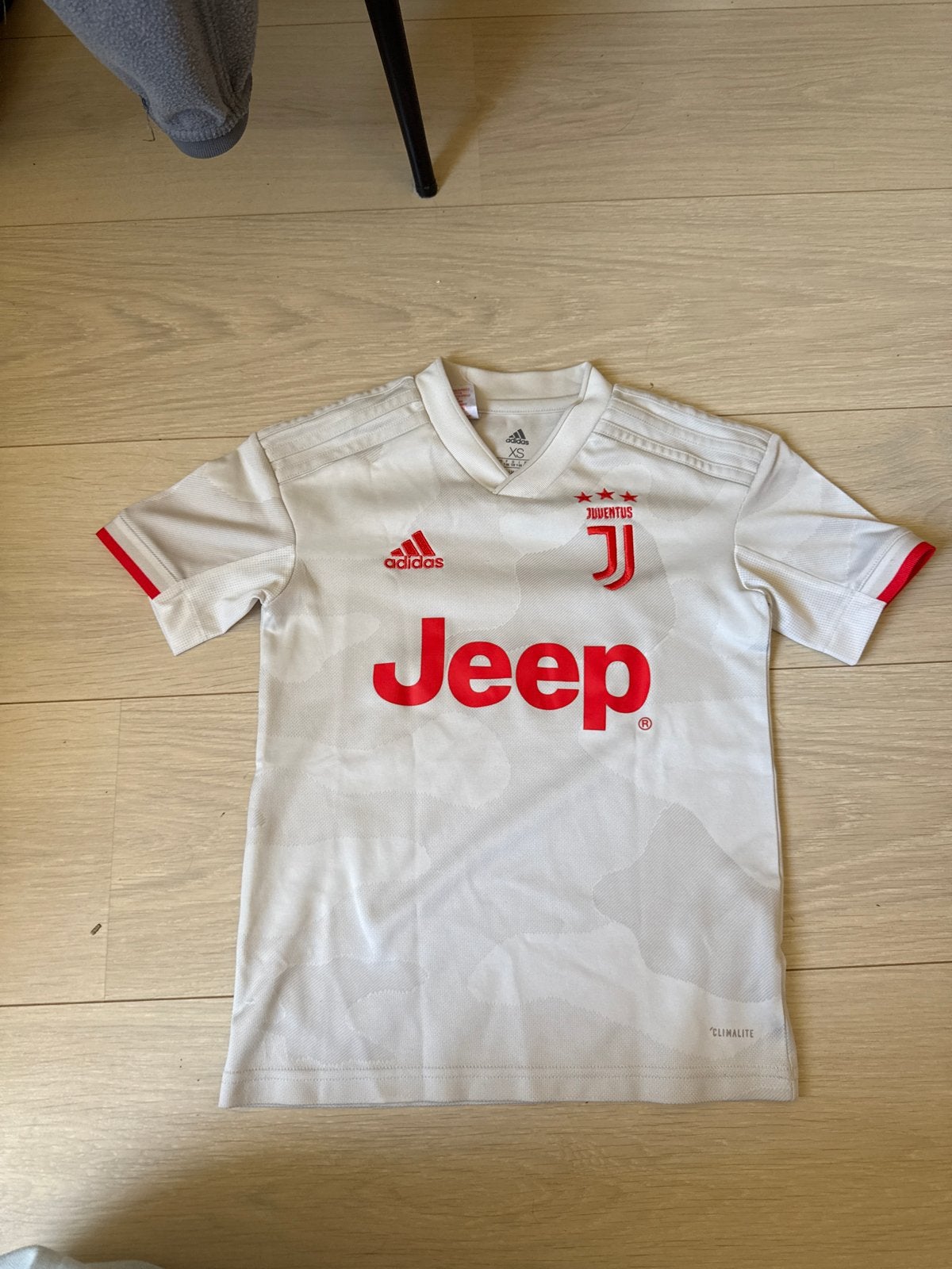 Adidas Juventus Thuisshirt Kids XS, Ophalen of Verzenden, Zo goed als nieuw, Jongen of Meisje