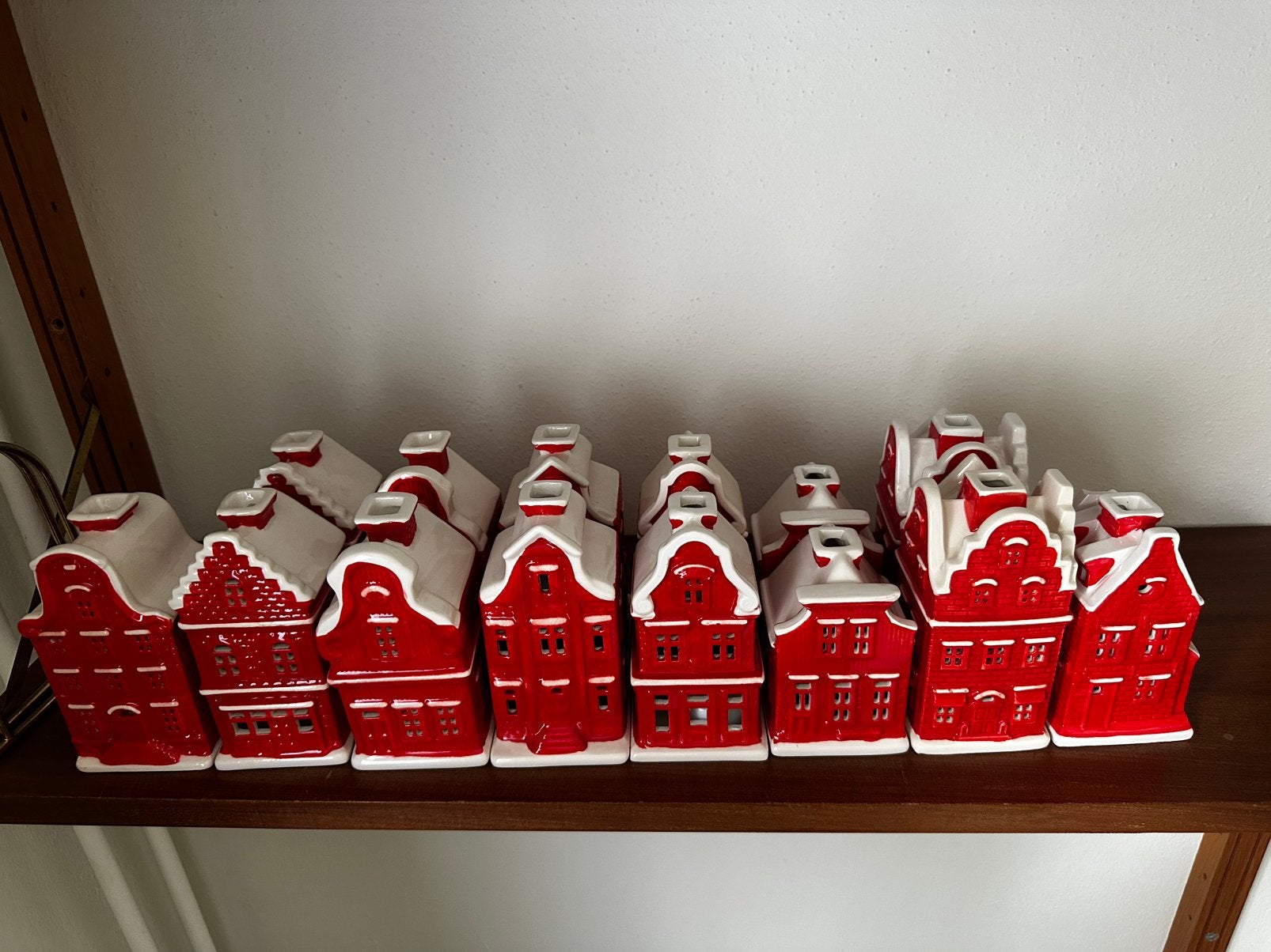 AH kerst huisjes postcodeloterij 1tm 8, Diversen, Kerst, Ophalen, Zo goed als nieuw