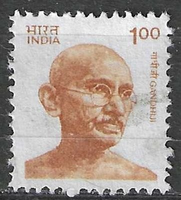 India 1991 - Yvert 1085 - Mahatma Gandhi (ST), Verzenden, Gestempeld, Zuid-Azië