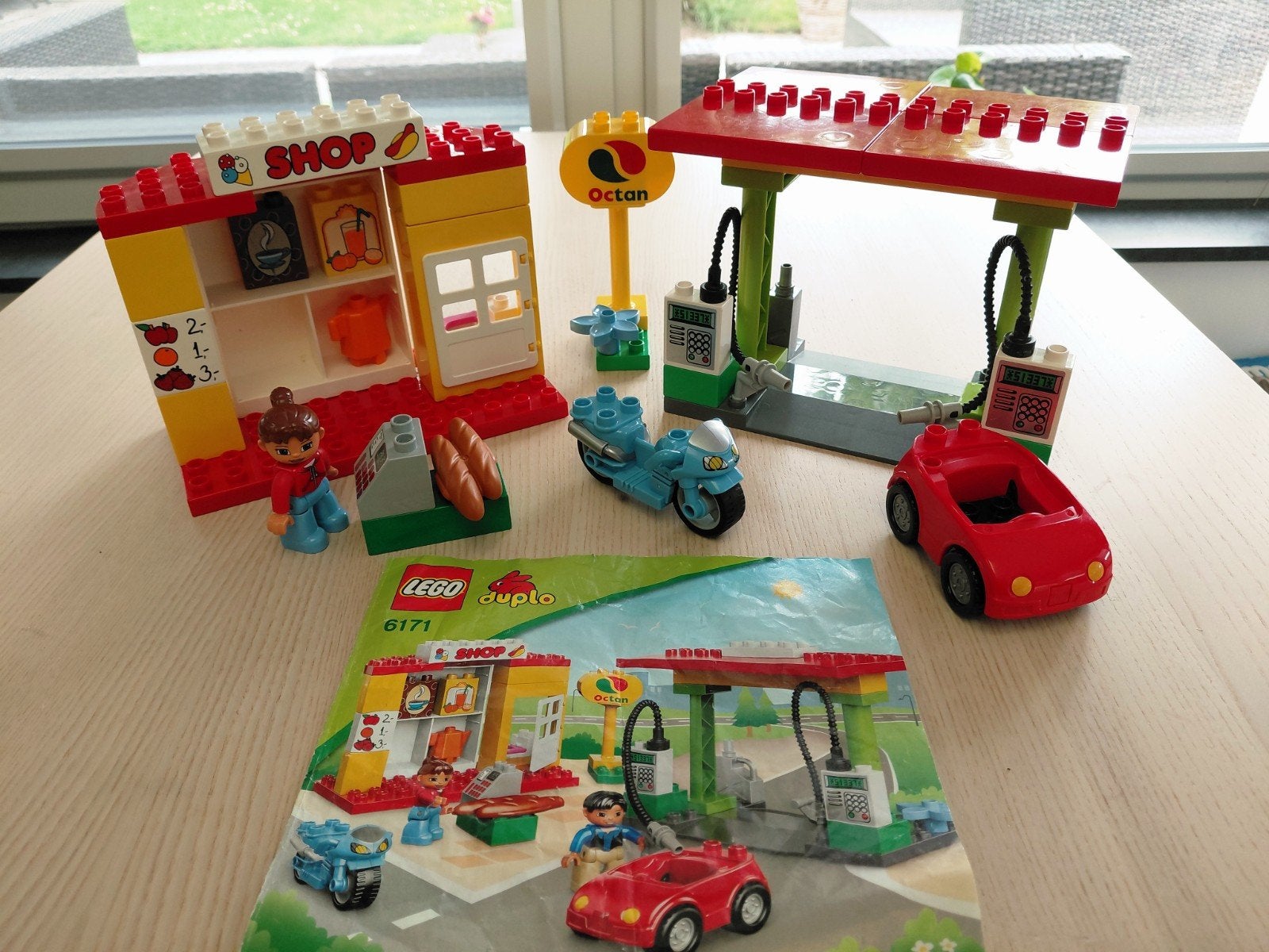 Lego Duplo Tankstation en Winkel (Set 6171), Compleet, Gebruikt, Ophalen of Verzenden, Duplo