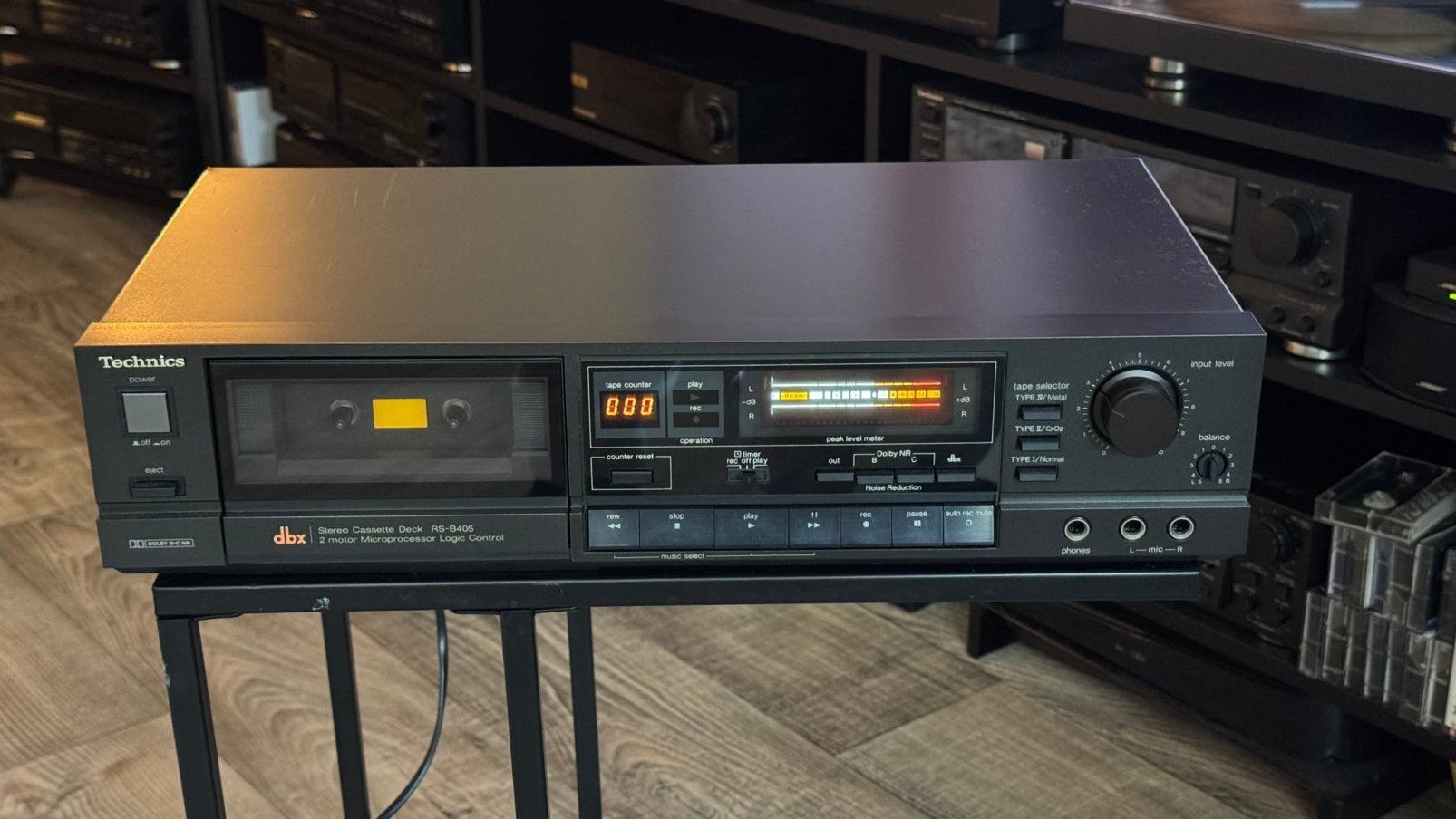 Technics rs-b405, Ophalen of Verzenden, Enkel, Overige merken, Tiptoetsen