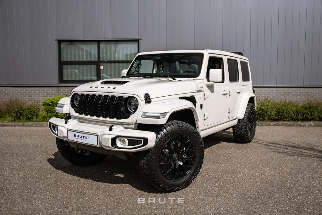 Custom BRUTE Jeep | BRUTE Bianco white - Black diamond, Auto's, Jeep, Bedrijf, Te koop, Wrangler, 4x4, ABS, Achteruitrijcamera