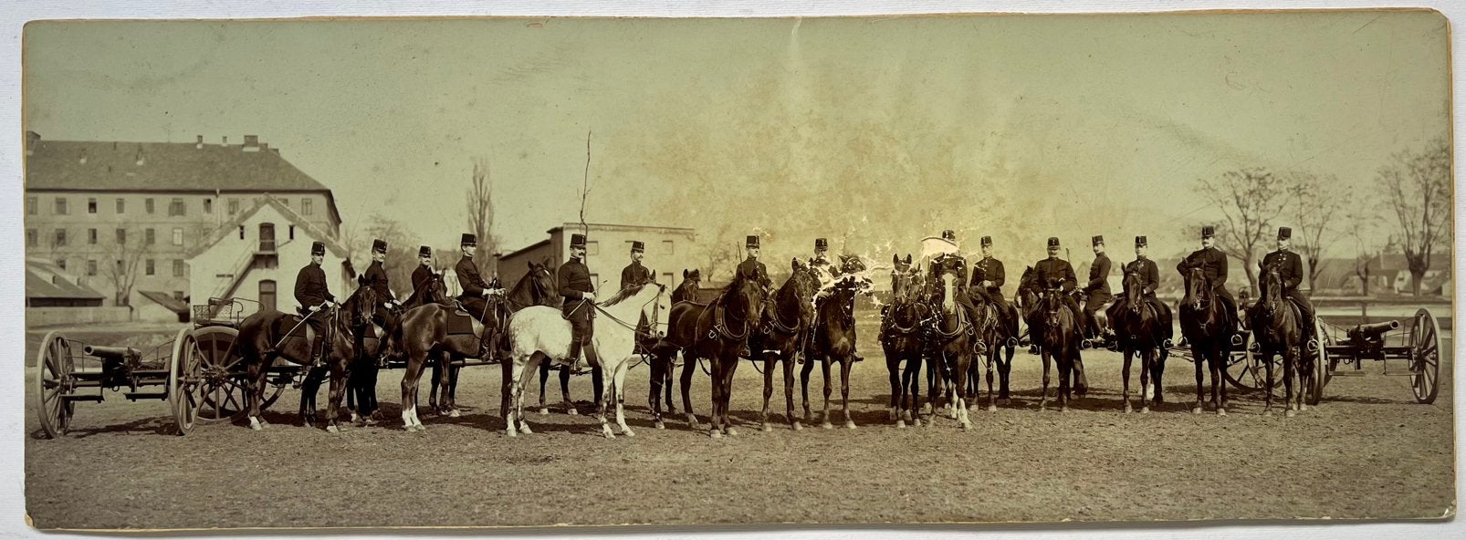 R. Martinelli Graz ca.1900 Oostenrijks-Hongaarse artillerie, Verzamelen, Ophalen of Verzenden, Voor 1940, Zo goed als nieuw, Overige onderwerpen