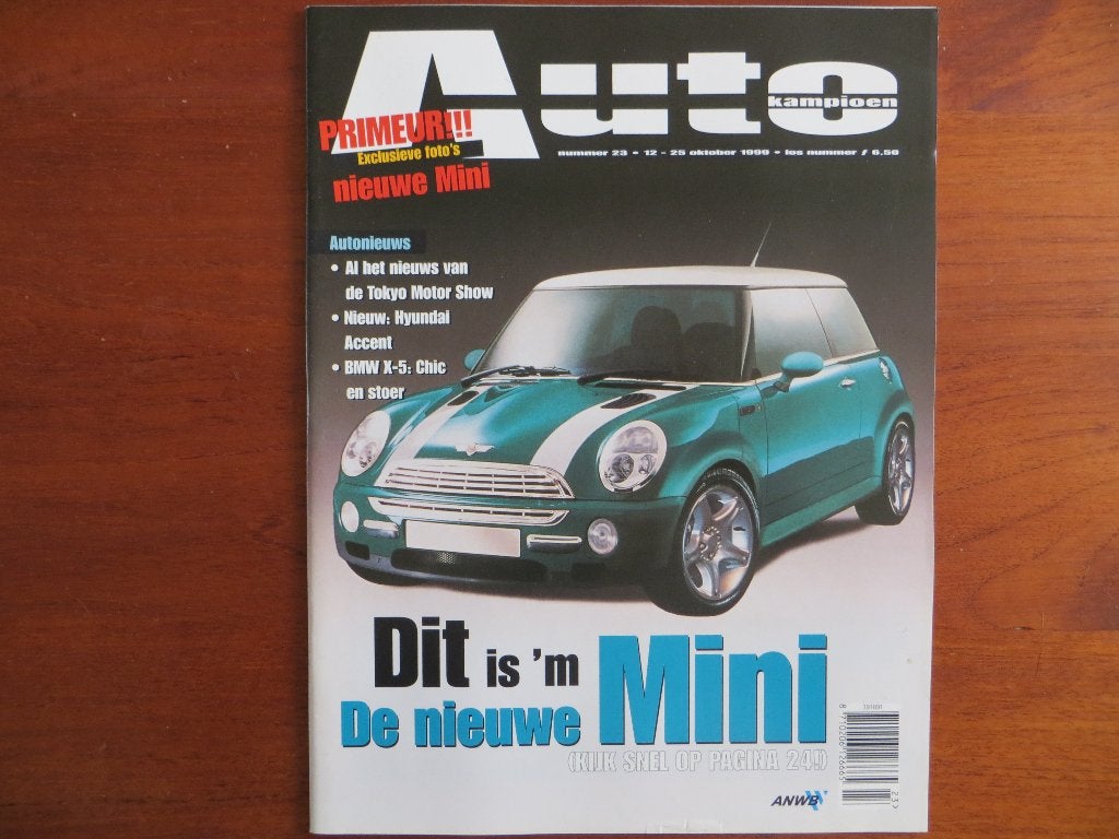 Autokampioen 23 1999 Mini, BMW X5, Hyundai Accent, Saxo, Ophalen of Verzenden, Nieuw, BMW