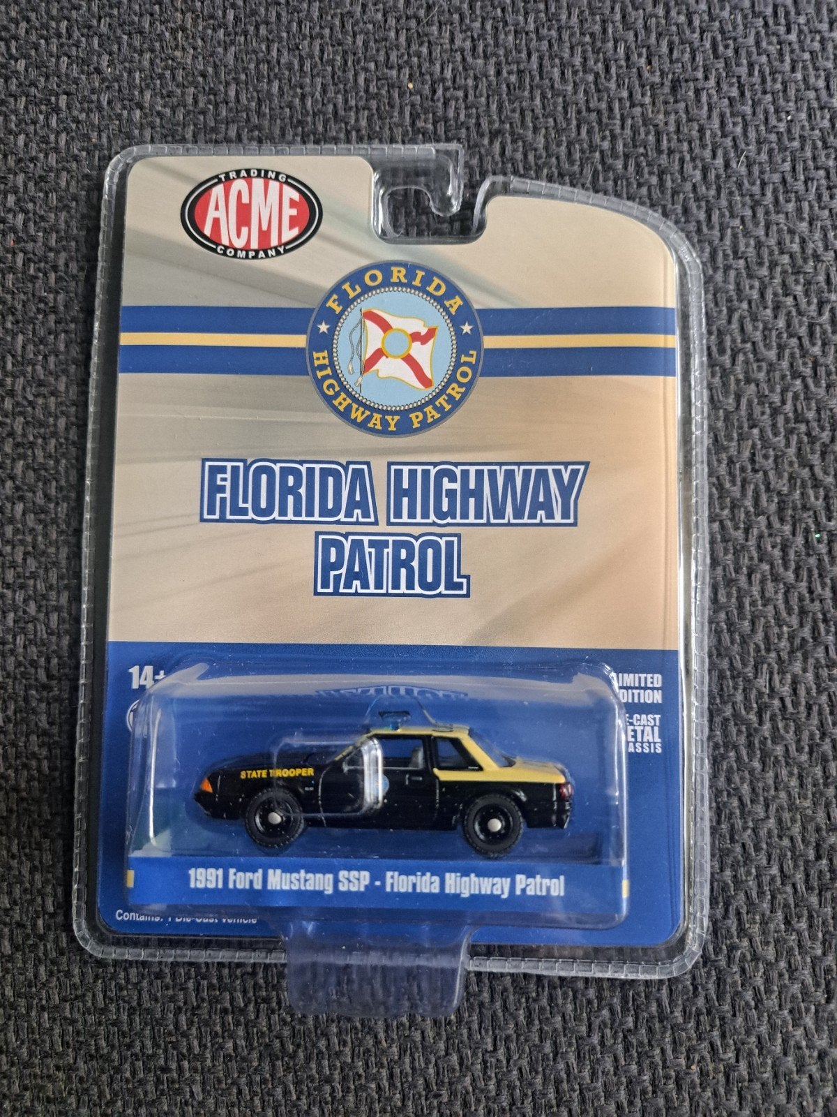 acme model florida highway patrol ford mustang, Acme company, Auto, Nieuw, Ophalen of Verzenden