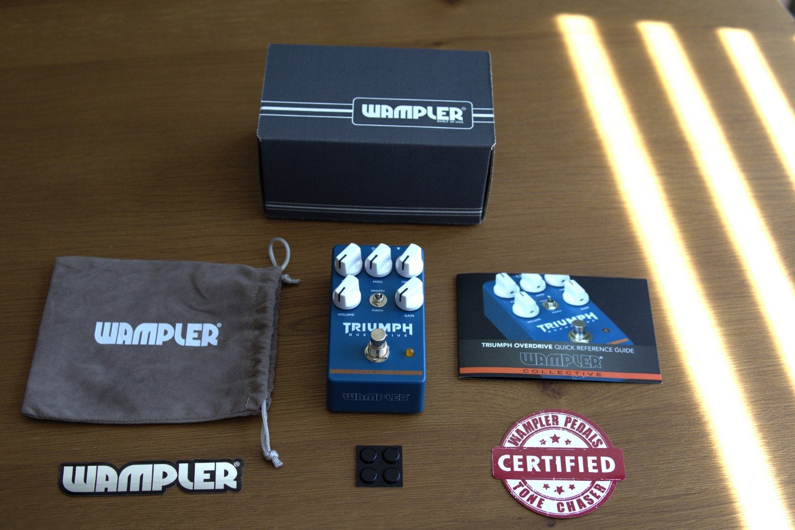 Wampler Triumph Overdrive Pedaal, Ophalen of Verzenden, Zo goed als nieuw, Distortion, Overdrive of Fuzz