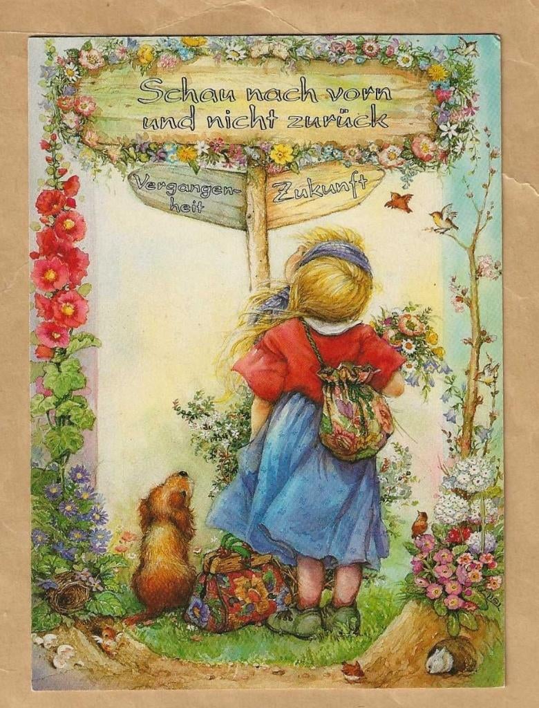 Ansichtkaart. Lisi Martin. Schau nach vorn und nicht zurück., Ophalen of Verzenden, 1920 tot 1940, Ongelopen, Duitsland