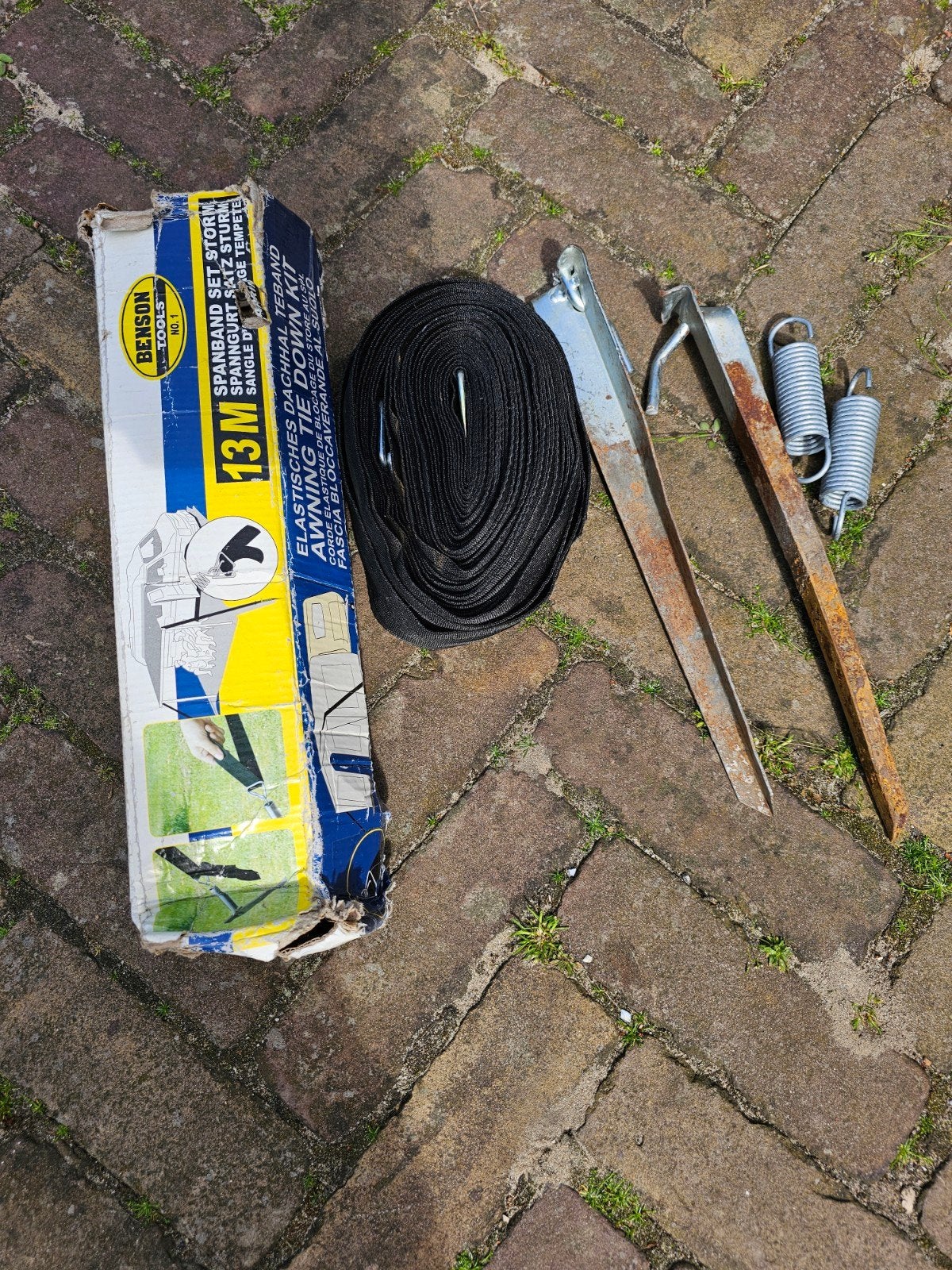 Spanband 13m1 voor voortent/luifel, Ophalen, Gebruikt