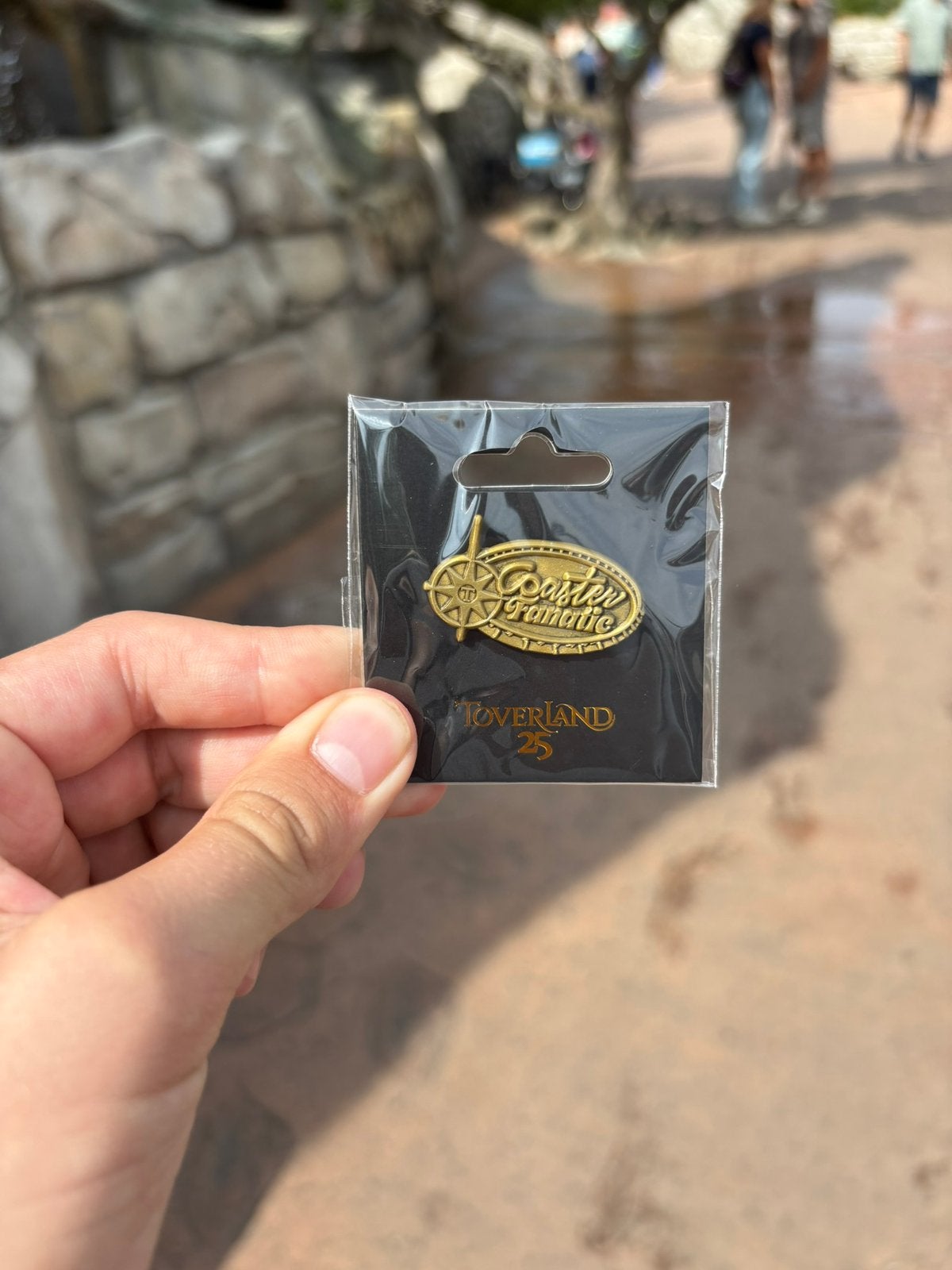 Coaster fanatic pin toverland LIMETID, Verzamelen, Ophalen of Verzenden, Zo goed als nieuw