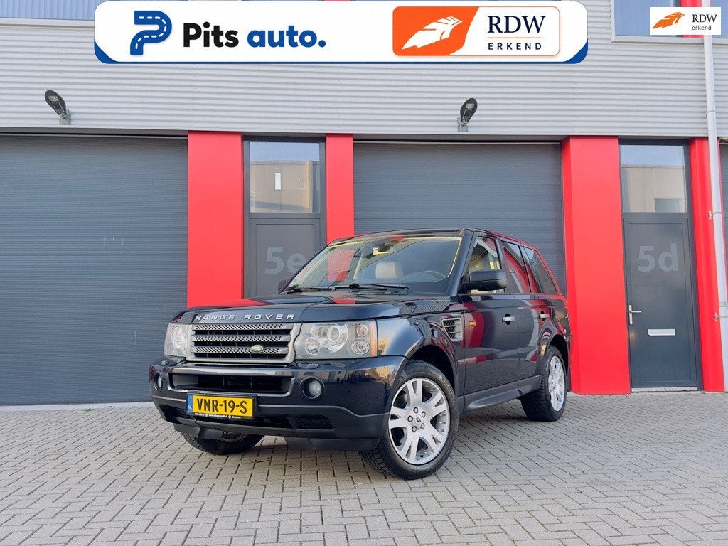 Land Rover RANGE ROVER SPORT TDV6 , Grijs Kenteken , Nw APK, Auto's, Automaat, Beige, 190 pk, Blauw