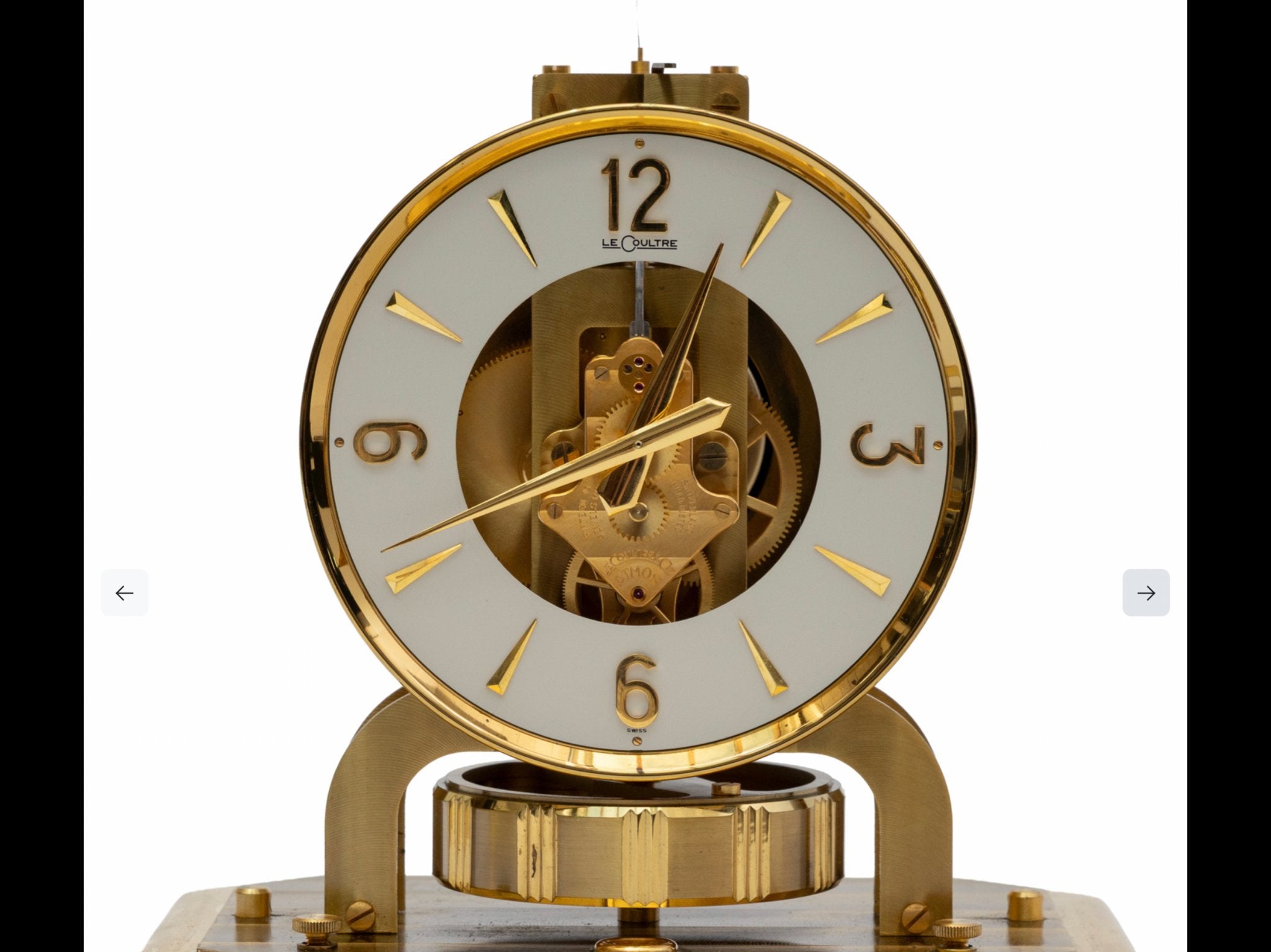 Jaeger-LeCoultre Atmos Klok - Tijdloze Elegantie, Ophalen of Verzenden
