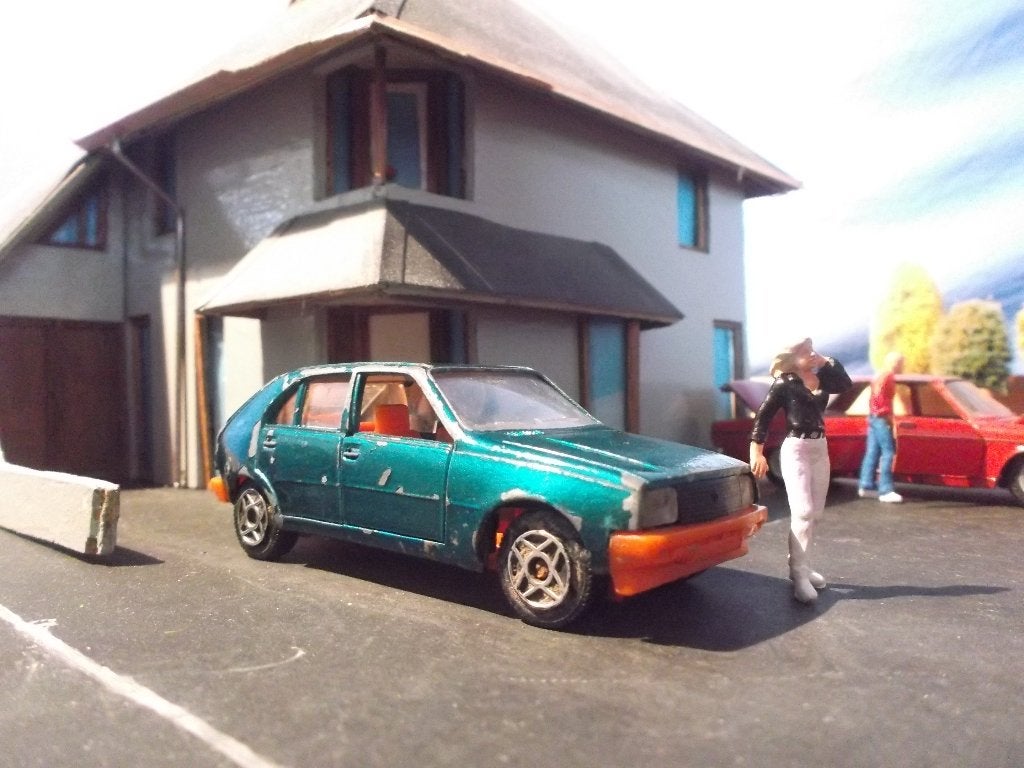1/43 Renault 14 - Cougar / Dinky / Solido, Ophalen of Verzenden, Gebruikt, Auto, Solido