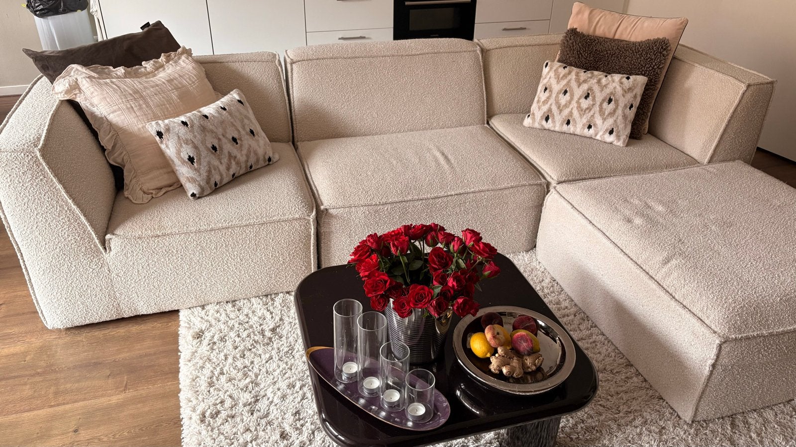 Combinatie Sofa Company & NOUSLIVING bank: Zo goed als nieuw, Huis en Inrichting, Banken | Bankstellen, Ophalen, 100 tot 125 cm