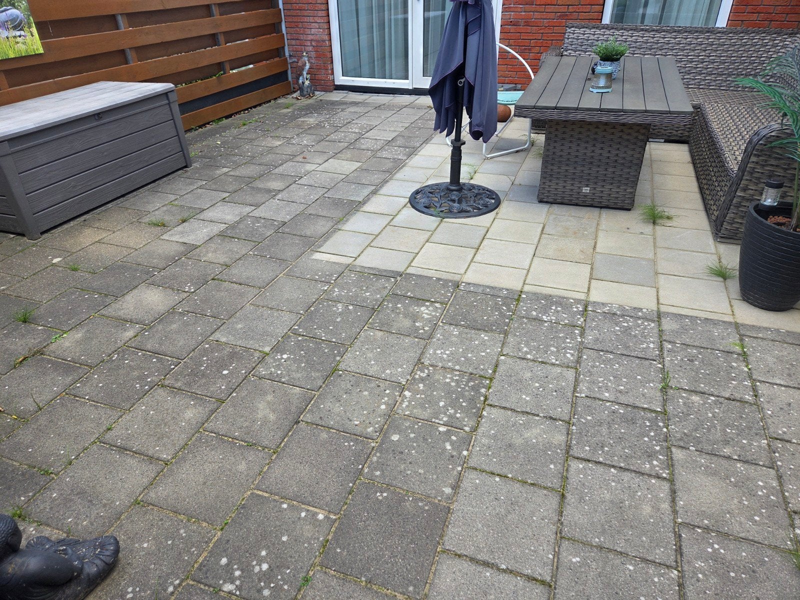 Gebruikte betontegels voor terras of oprit, Ophalen, Gebruikt, 10 m² of meer, Beton