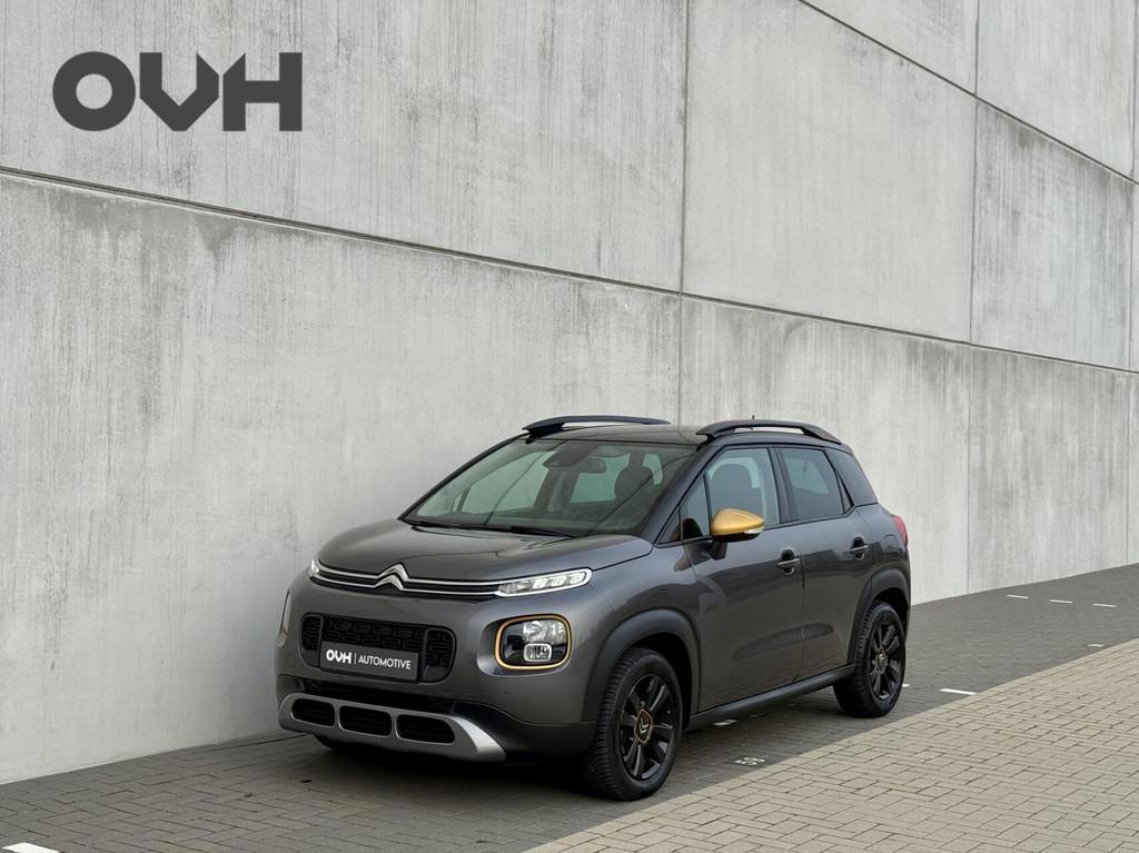 Citroen C3 Aircross Shine 1.2 | camera | automaat | grote be, Gebruikt, 1199 cc, Leder en Stof, Bedrijf