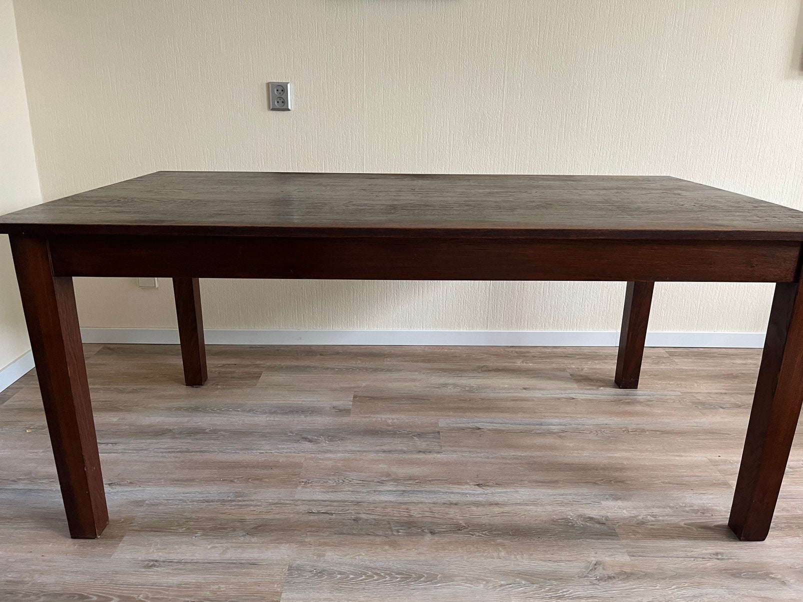 Exclusieve uitschuifbare eettafel - oud Thais teakhout, Huis en Inrichting, Ophalen, Teakhout, 200 cm of meer, 50 tot 100 cm
