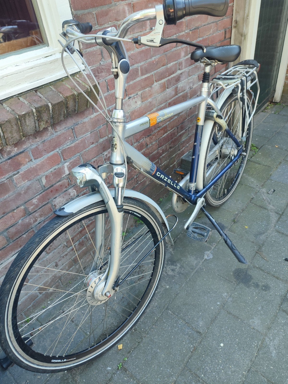 Gazelle Orange 8 versnellingen, verende zadel en voorvork, Ophalen, Gebruikt, Gazelle, Versnellingen