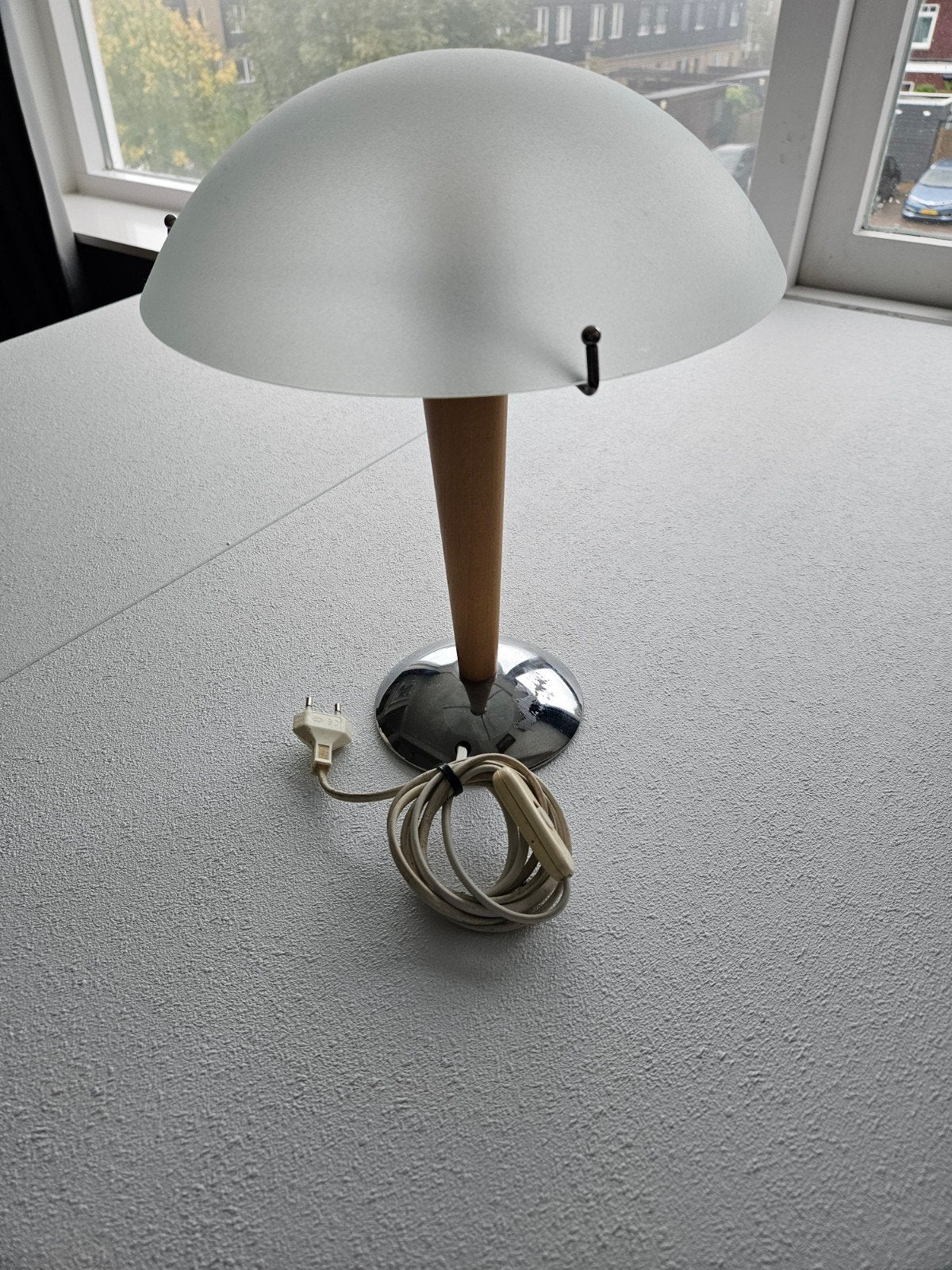IKEA Kvintol -  Paddenstoel - UFO Tafellamp, Gebruikt, Vintage, Paddenstoellamp, Met schakelaar