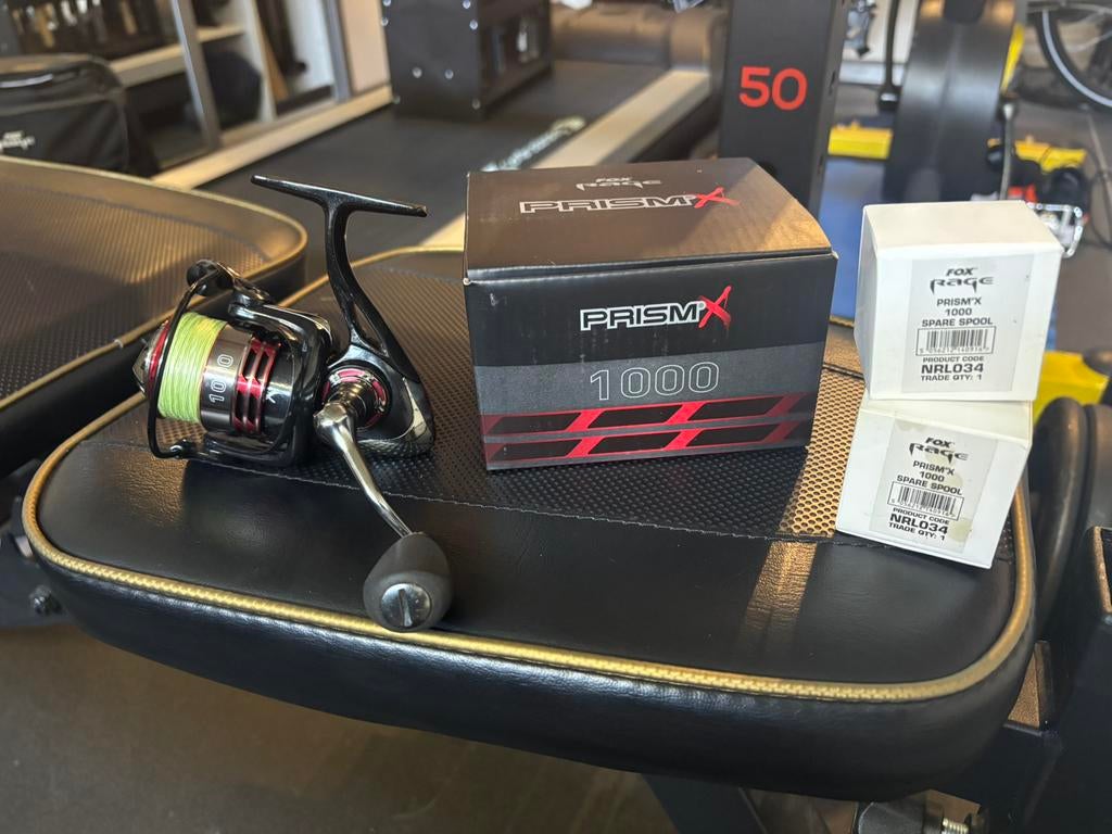 Fox Rage Prism X 1000 plus 2 extra spoelen, Ophalen of Verzenden, Zo goed als nieuw, Molen