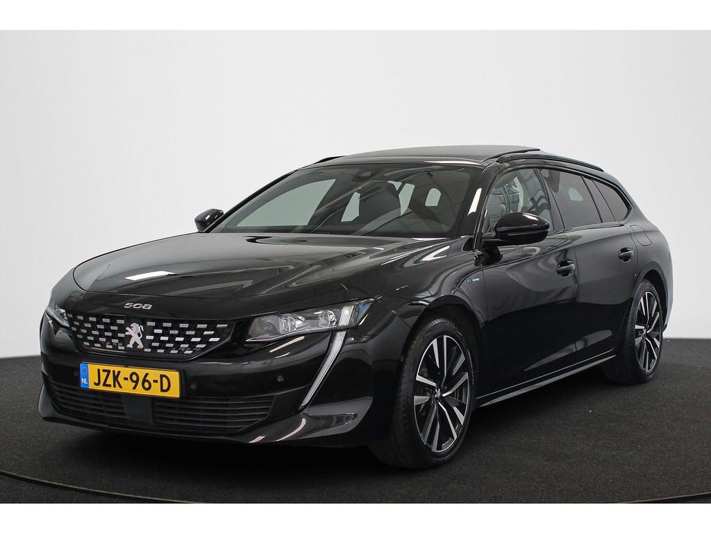 Peugeot 508 SW 1.6 Hybrid GT Line Panoramadak Night Vision E, Auto's, Automaat, Gebruikt, 4 cilinders, Hybride Elektrisch/Benzine