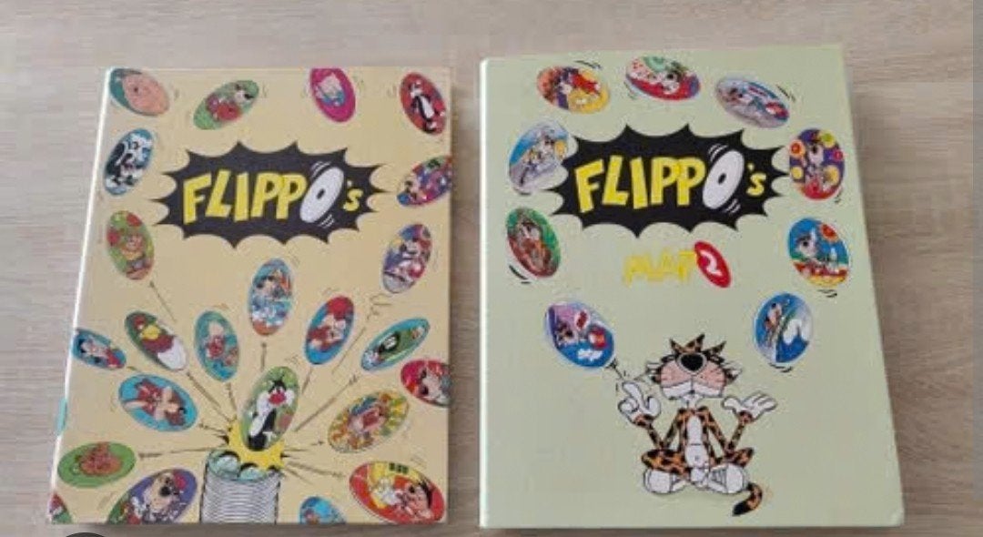Complete Flippo's Map 1 en 2, Ophalen of Verzenden, Spiek, Verzameling, Met verzamelmap(pen)