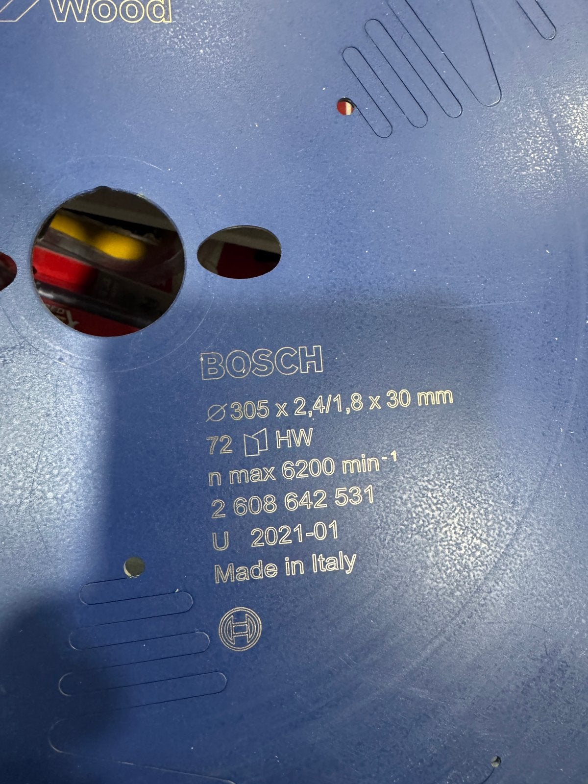 Bosch zaagtafel zaagblad 305 x2,4/1,8x30  72 tanden, Doe-het-zelf en Verbouw, Gereedschap | Zaagmachines, Ophalen, Zo goed als nieuw